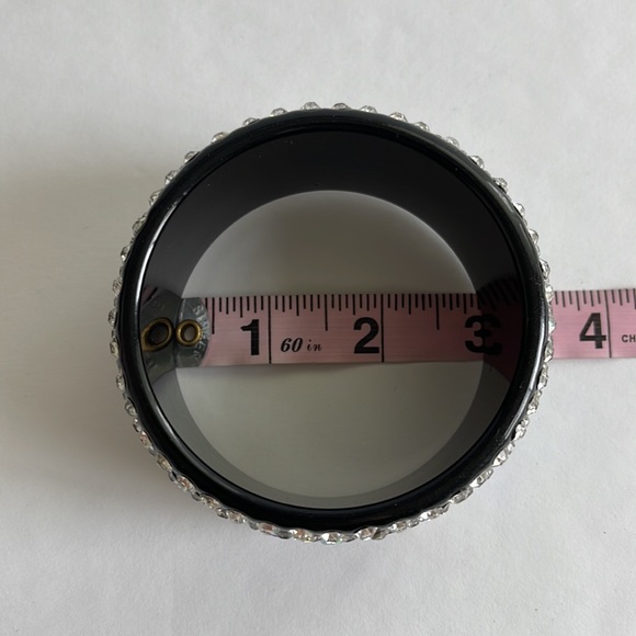 It’s Raining Rhinestones 🌧 Bejeweled Bangle Bracelet - Picture 3 of 4